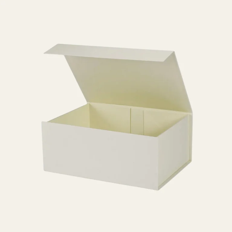 Ivory A5 Deep Magnetic Boxes - Hot Custom Boxes