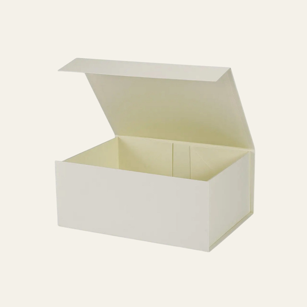 Ivory A5 Deep Magnetic Boxes - Hot Custom Boxes