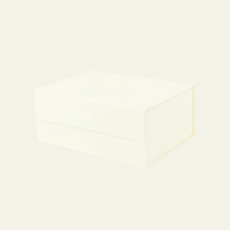 Ivory A5 Deep Magnetic Boxes - Hot Custom Boxes