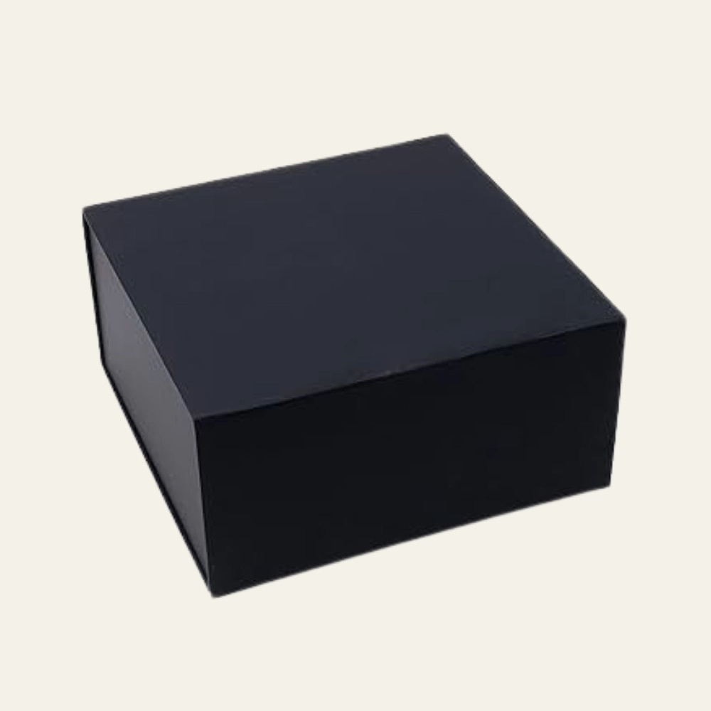 Black Large Square Magnetic Boxes - Hot custom Boxes