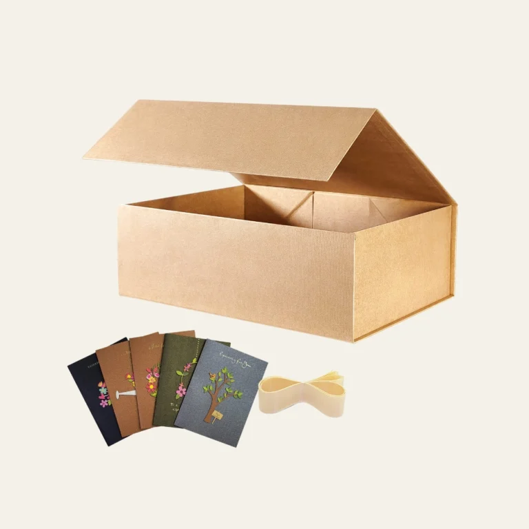 Natural Kraft Large Square Magnetic Boxes - Hot Custom Boxes