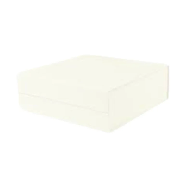 Ivory Large Square Magnetic Boxes - Hot Custom Boxes