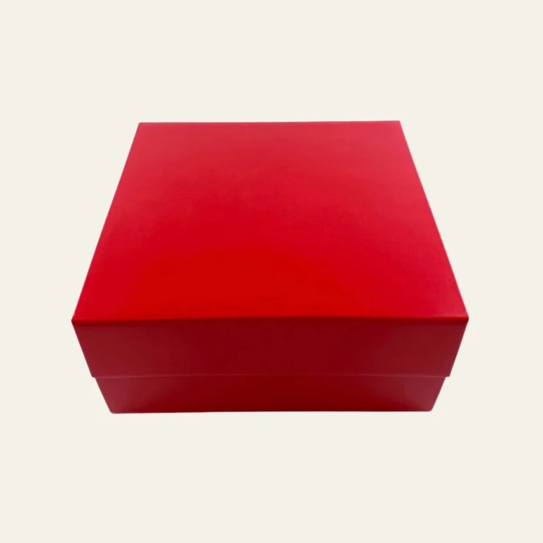 Red Medium Square Magnetic Boxes - Hot Custom Boxes