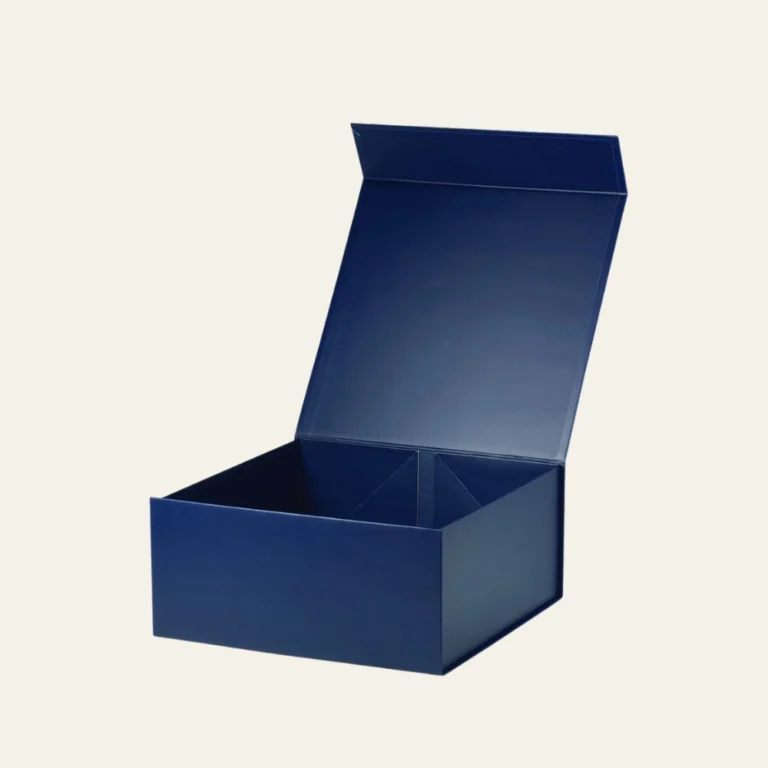 Navy Blue Medium Square Boxes - Hot Custom Boxes