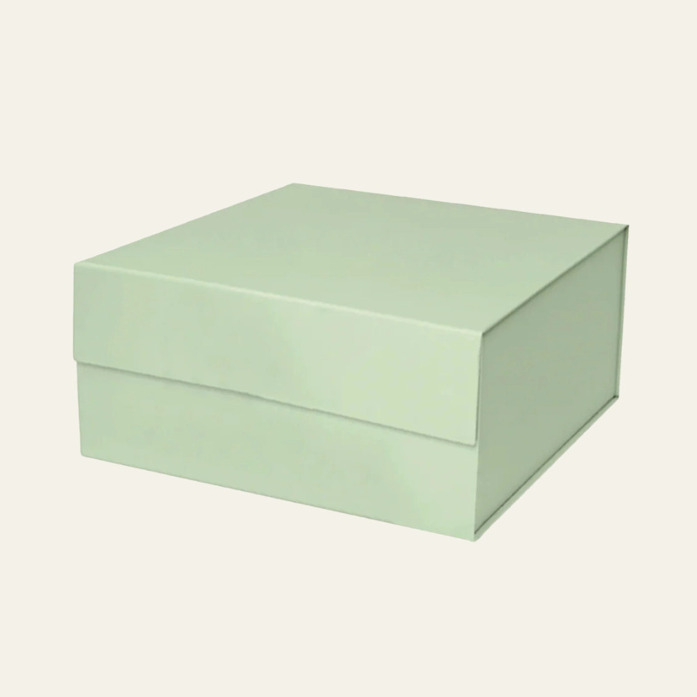 Sage Medium Square Magnetic Boxes - Hot Custom Boxes