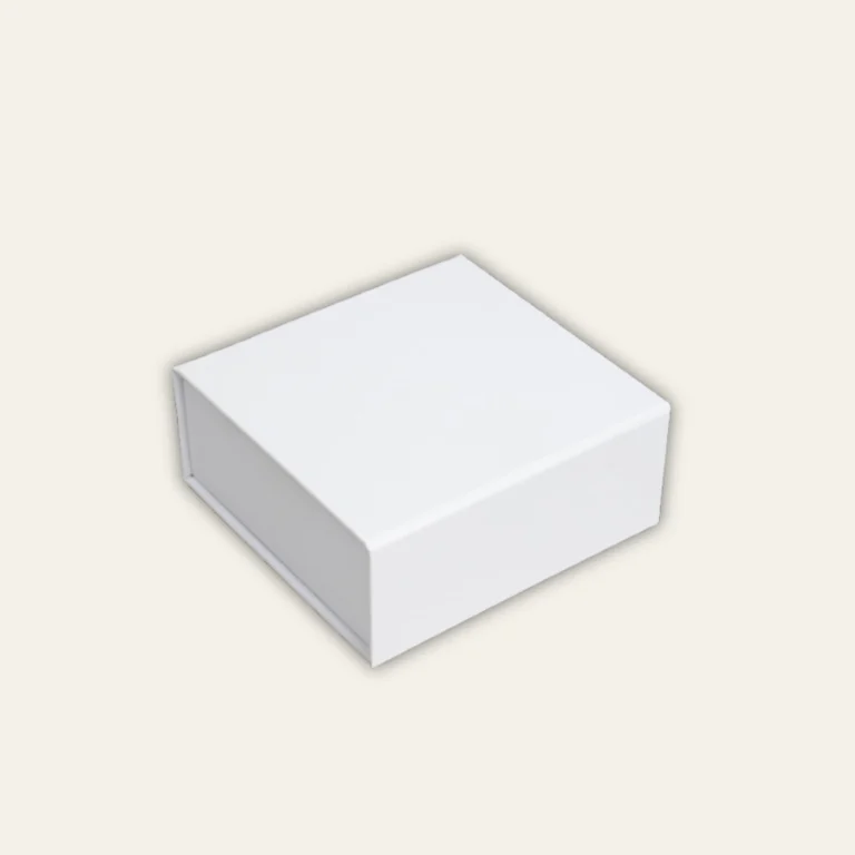 White Medium Square Magnetic  Boxes - Hot Custom Boxes