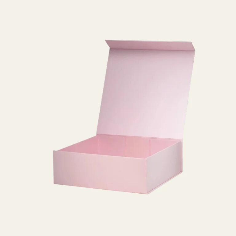 Powder Pink A4 Deep Magnetic Boxes - Hot Custom Boxes