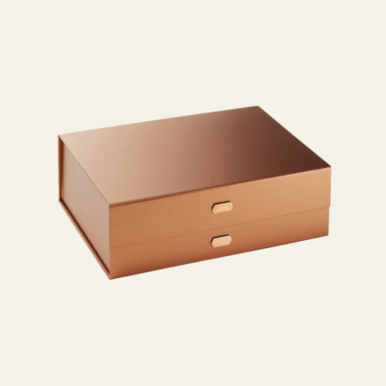 Copper A4 Deep Magnetic Boxes - Hot Custom Boxes