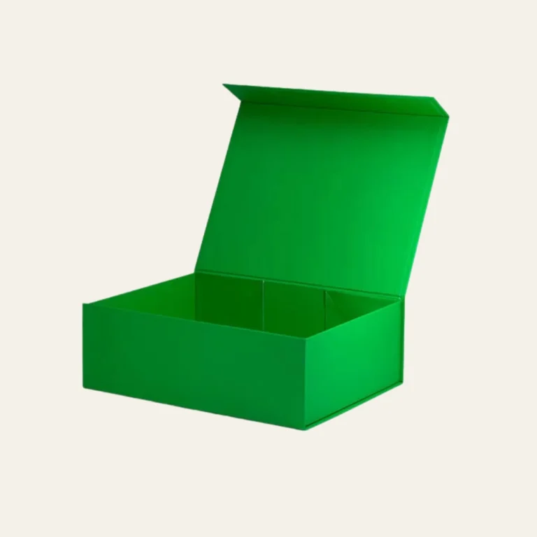 Green A4 Deep Magnetic Boxes - Hot Custom Boxes