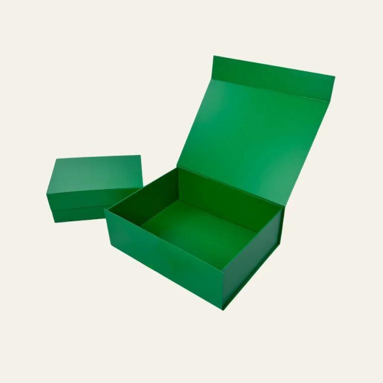 Green A4 Deep Magnetic Boxes - Hot Custom Boxes