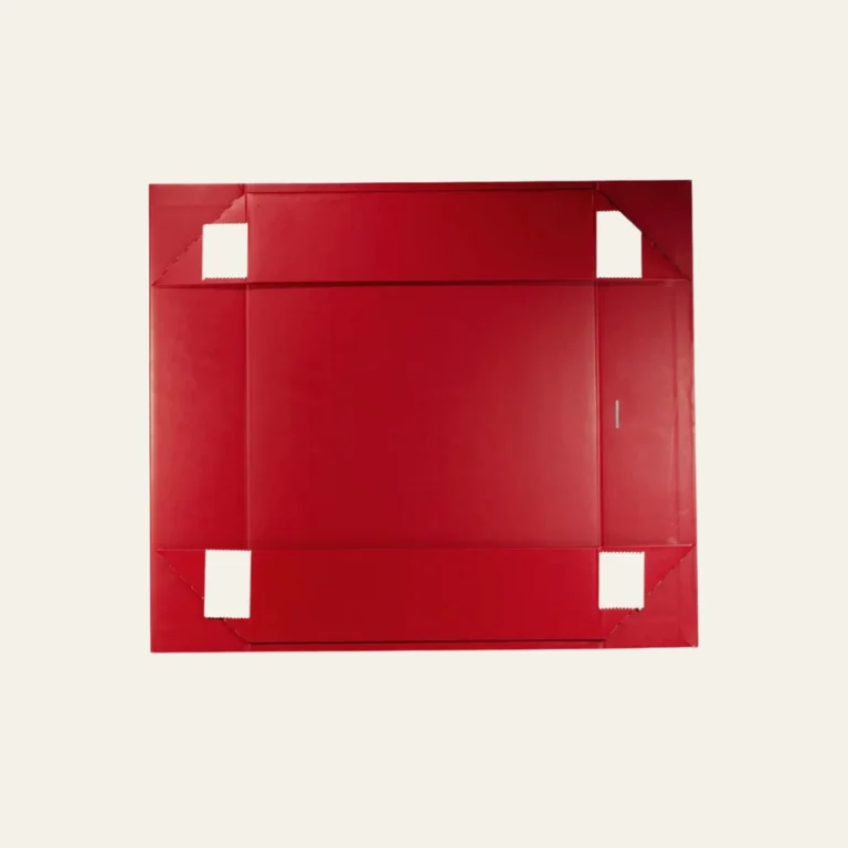 Red A4 Shallow Magnetic Boxes - Hot Custom Boxes