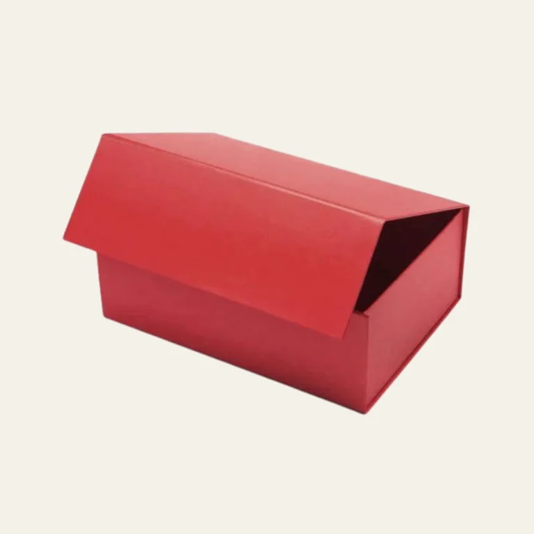 Red A4 Deep Magnetic Boxes - Hot Custom Boxes