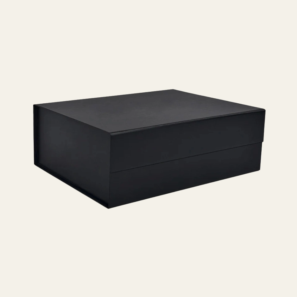 Black A4 Deep Magnetic Gift Boxes - Hot Custom Boxes