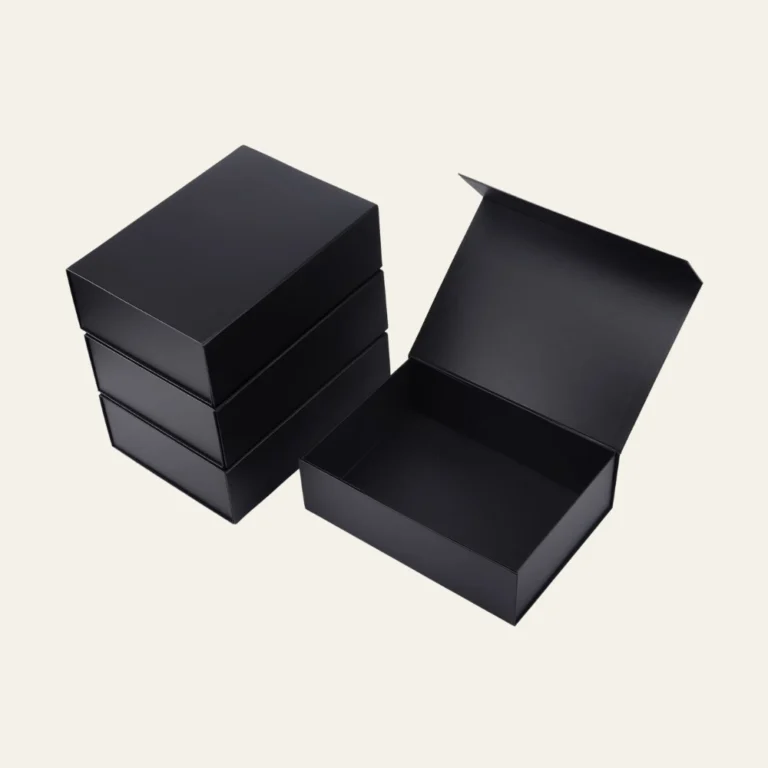 Black A4 Deep Magnetic Gift Boxes - Hot Custom Boxes