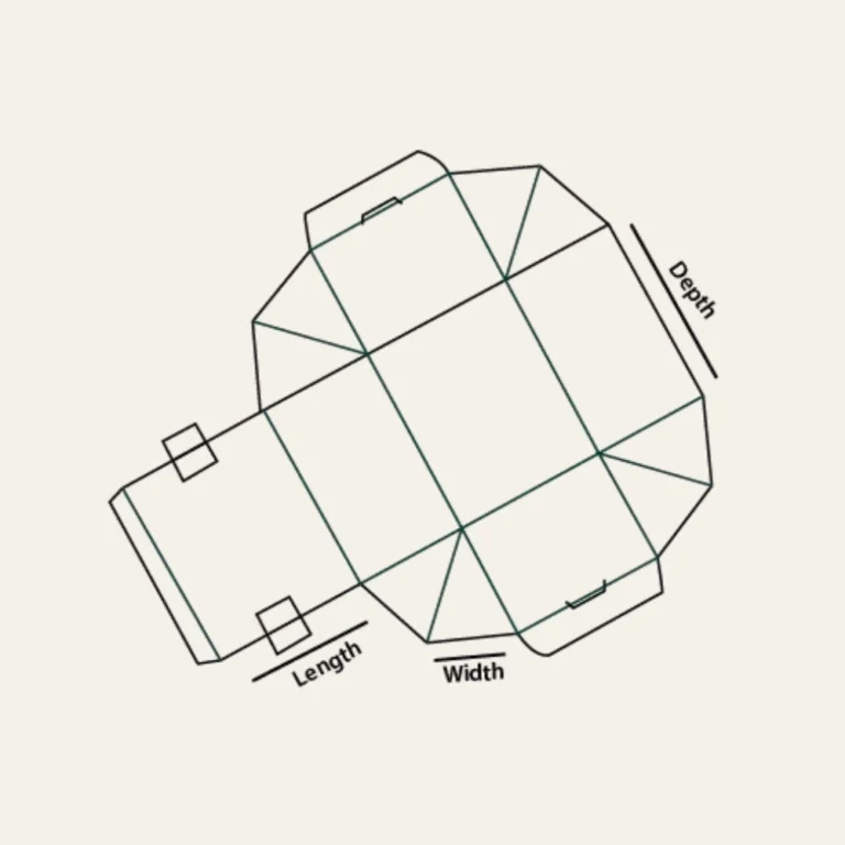 Tuck with Bellow Dust Flap Lock - Hot Custom Boxes