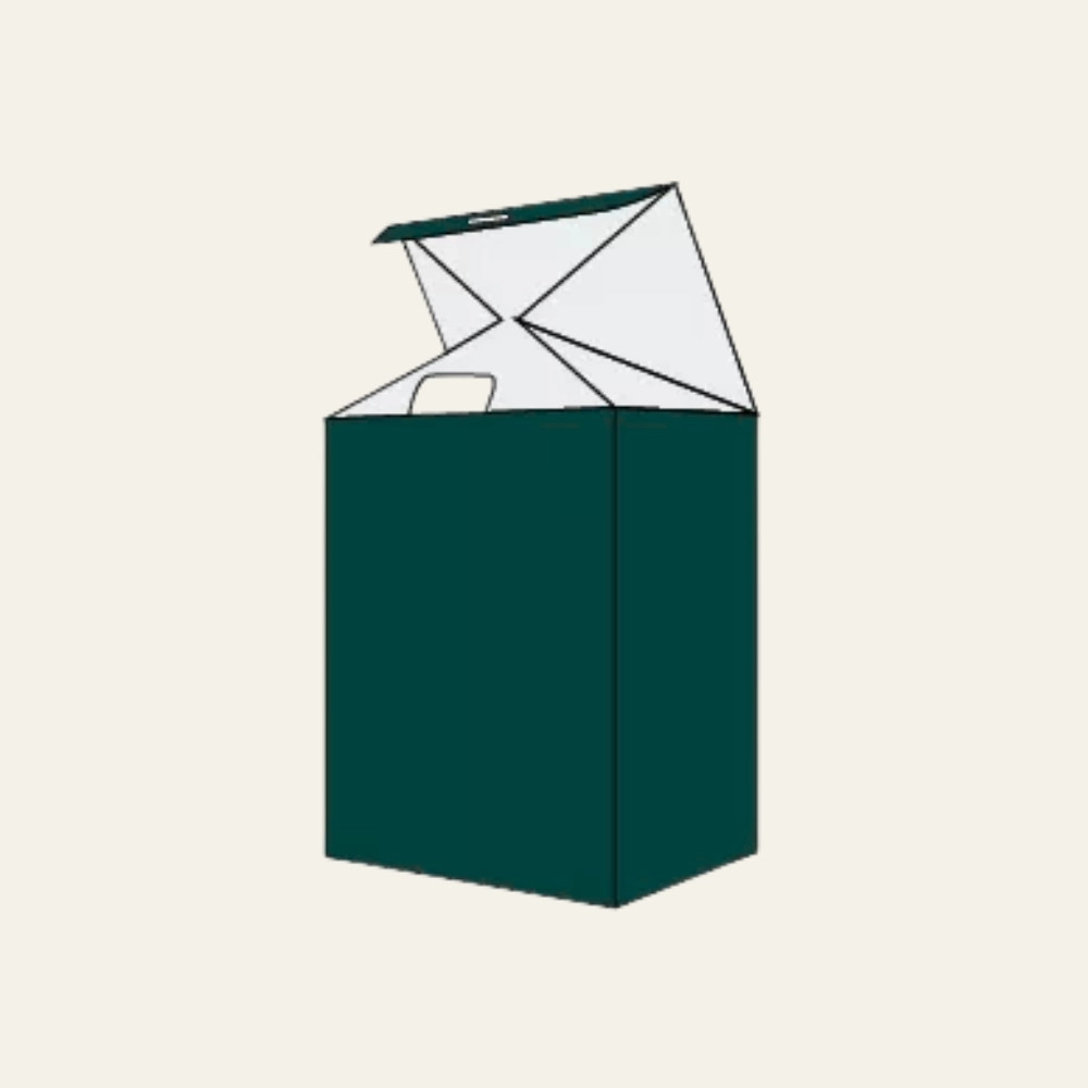 Tuck with Bellow Dust Flap Lock - Hot Custom Boxes