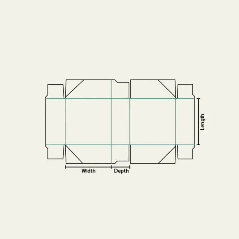4 Corner Tray with Lid - Hot Custom Boxes