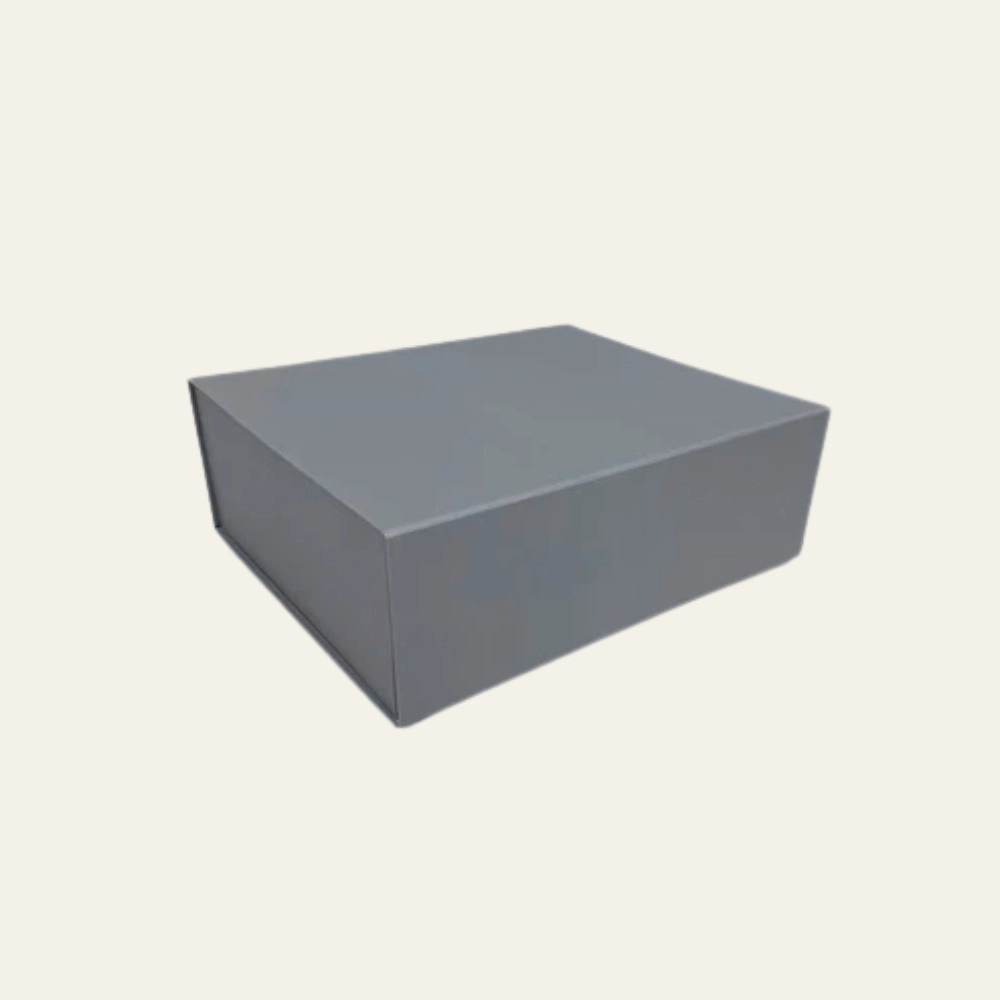 Charcoal Gray A4 Deep Magnetic Boxes - Hot Custom Boxes