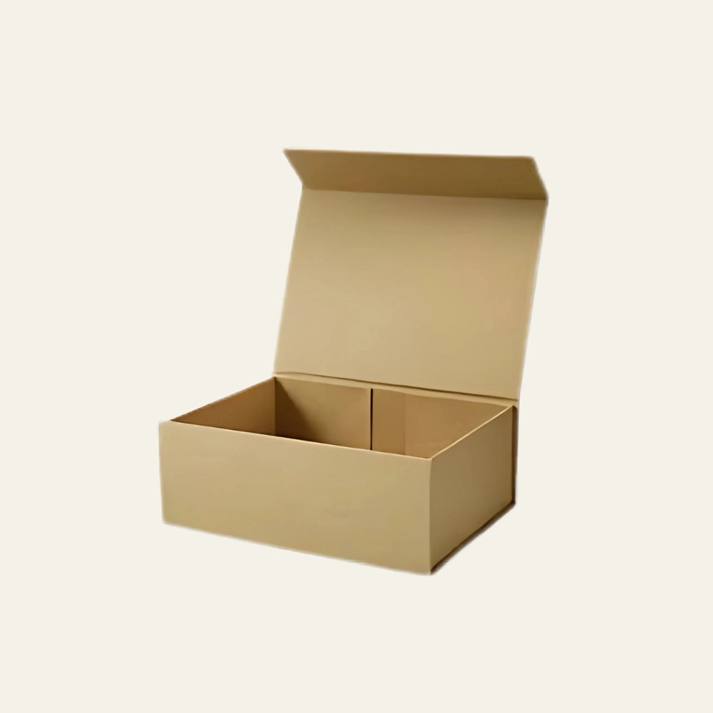 Natural Kraft A4 Deep Magnetic Boxes - Hot Custom Boxes
