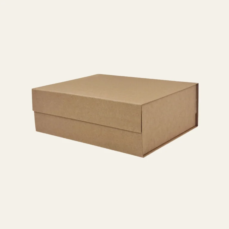 Natural Kraft A4 Deep Magnetic Boxes - Hot Custom Boxes