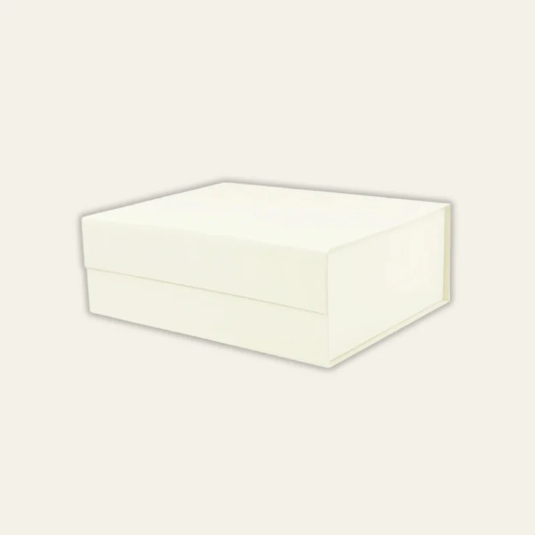 Ivory A4 Deep Magnetic Boxes - Hot Custom Boxes