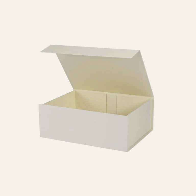 Ivory A4 Deep Magnetic Boxes - Hot Custom Boxes