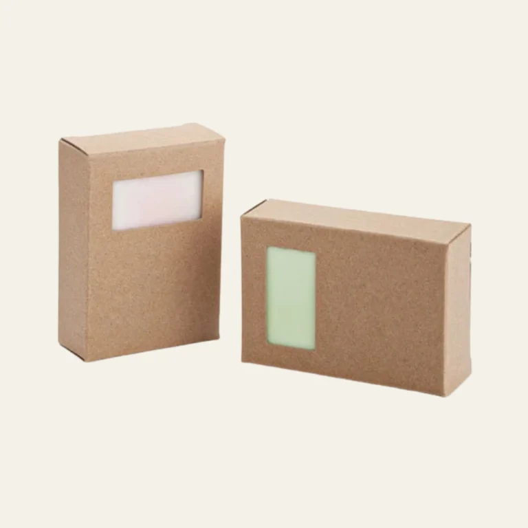 Soap Box - Rectangle Window (KRAFT COLOR) - Hot Custom Boxes