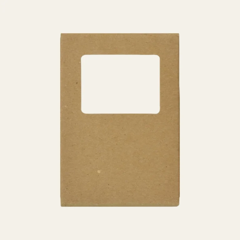 Soap Box - Rectangle Window (KRAFT COLOR) - Hot Custom Boxes