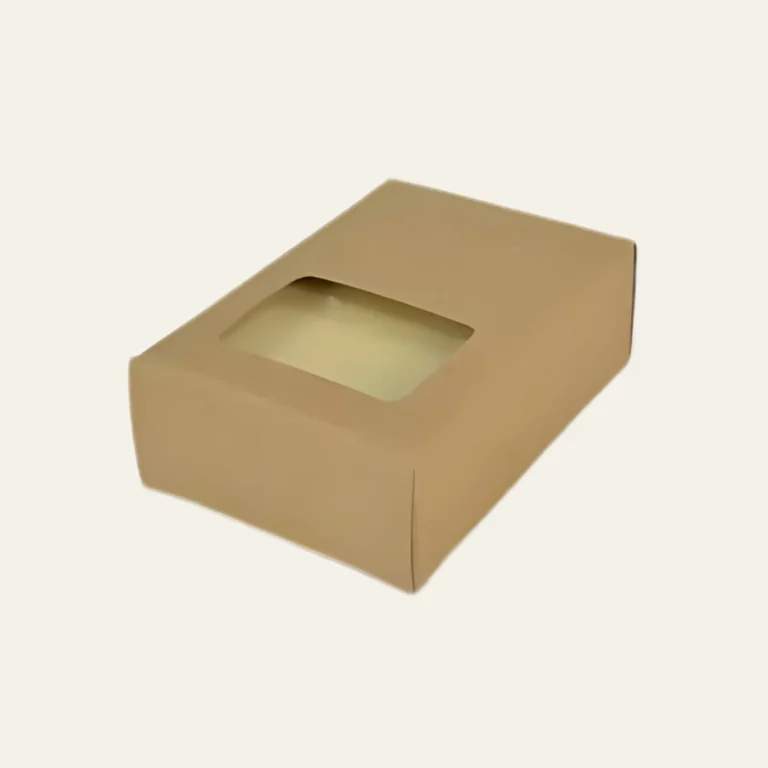Soap Box - Rectangle Window (KRAFT COLOR) - Hot Custom Boxes