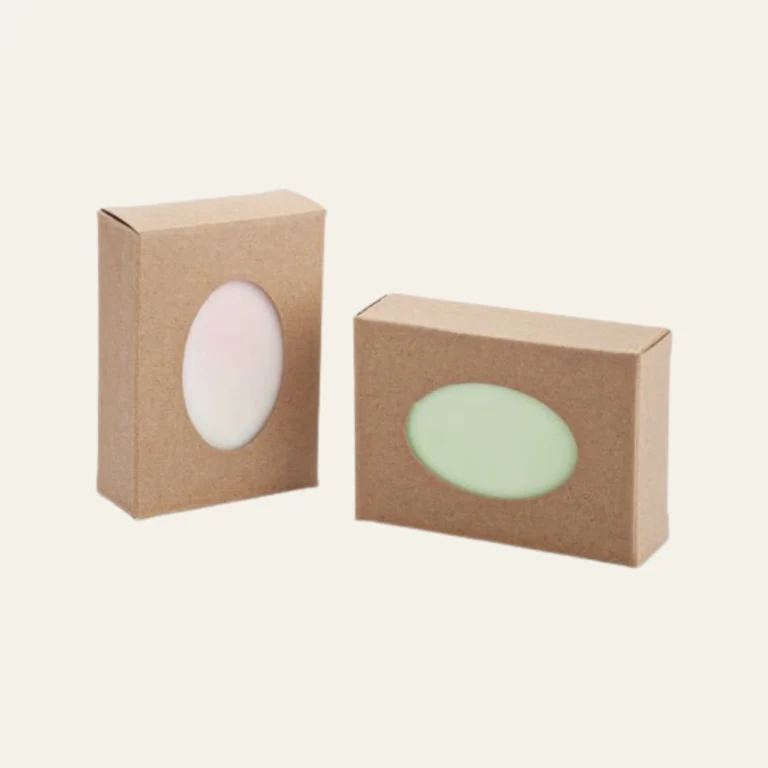 Soap Box - Oval Window (KRAFT COLOR) - Hot Custom Boxes