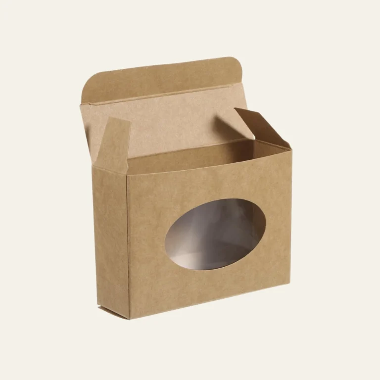 Soap Box - Oval Window (KRAFT COLOR) - Hot Custom Boxes