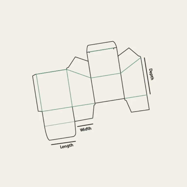 Custom Slope Top Reverse Tuck End - Hot Custom Boxes