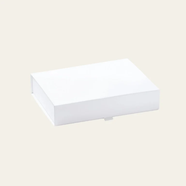 White A4 Shallow Magnetic Gift Boxes - Hot Custom Boxes