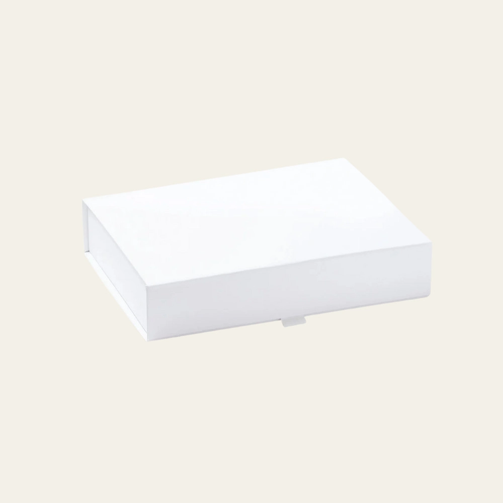 White A4 Shallow Magnetic Gift Boxes - Hot Custom Boxes