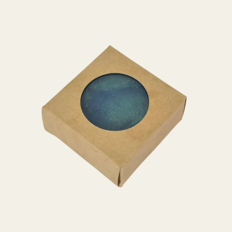 Soap Box - Square with Round Window (KRAFT COLOR) - Hot Custom Boxes