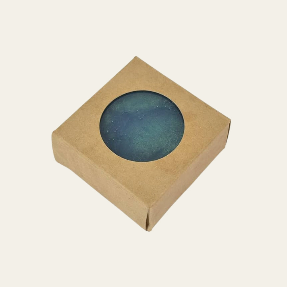 Soap Box - Square with Round Window (KRAFT COLOR) - Hot Custom Boxes