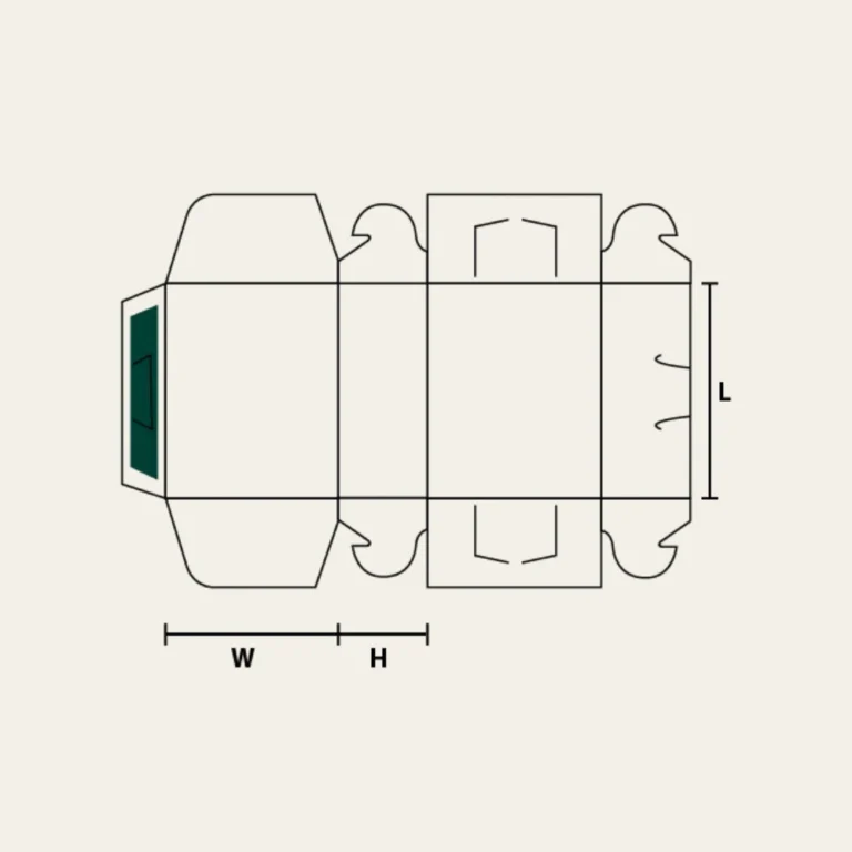 Custom Side Lock Six Corner - Hot Custom Boxes