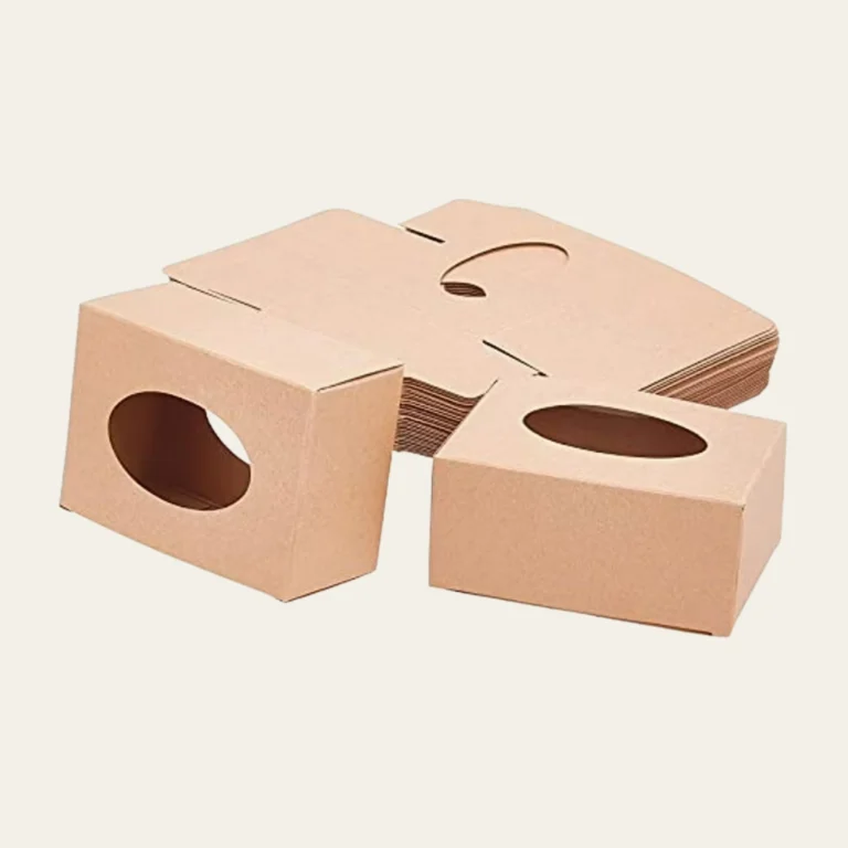 Soap Box – Square with Round Window (KRAFT COLOR) - Hot Custom Boxes