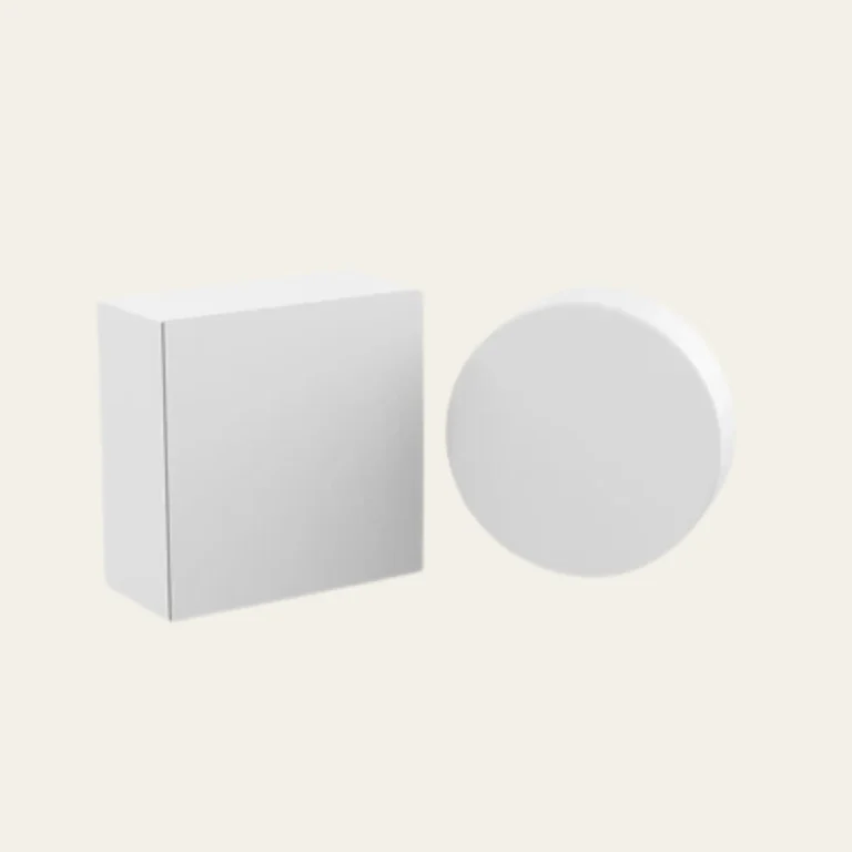 Soap Box – Square with Round Window (WHITE COLOR) - Hot Custom Boxes