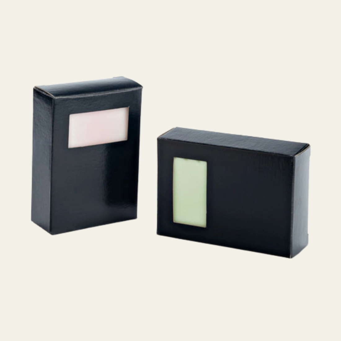 Large Soap Box Black Rectangle - Hot Custom Boxes