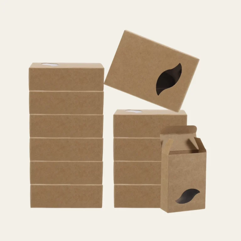 Large Soap Box Kraft Leaf 5- Hot Custom Boxes