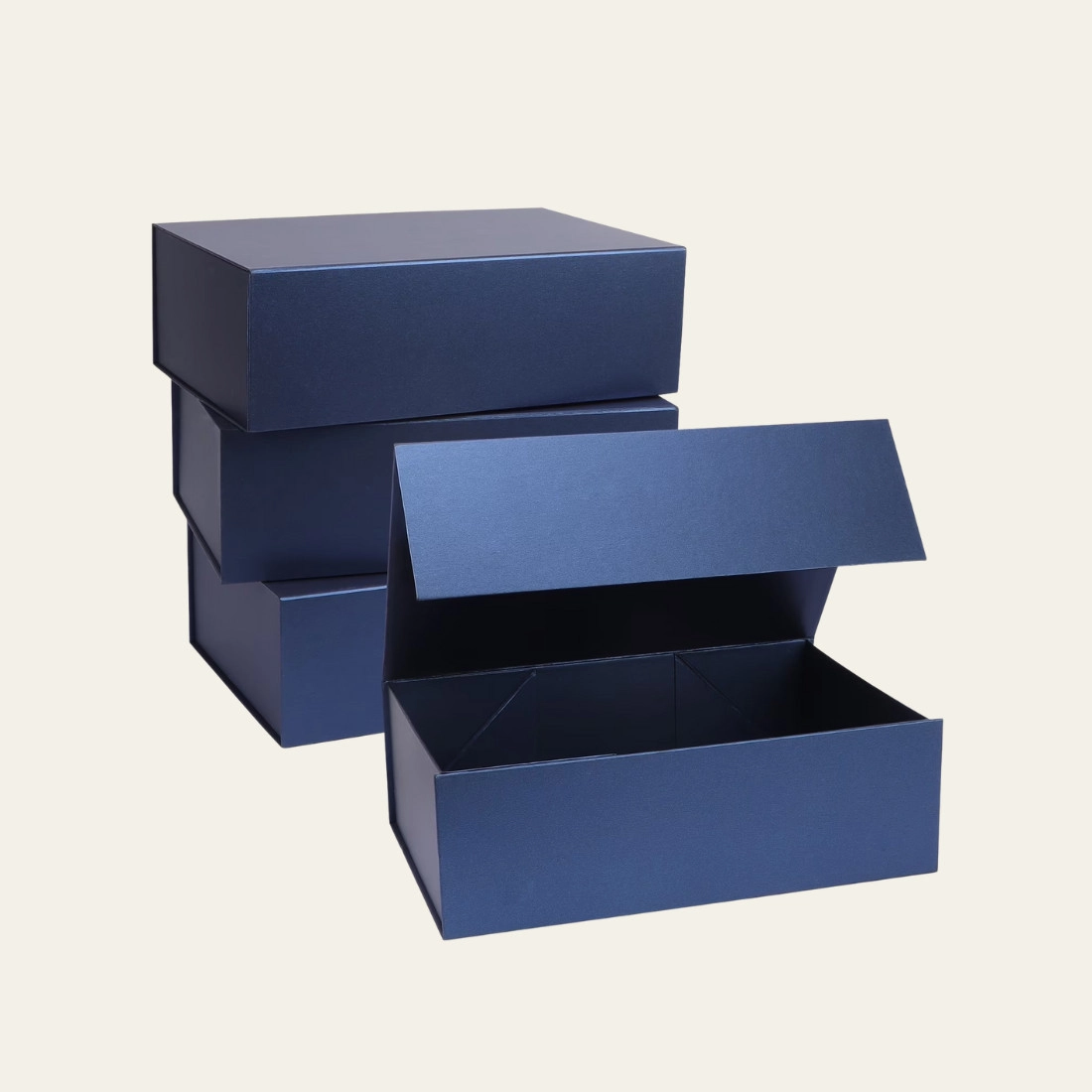 Navy Blue A5 Deep Magnetic Boxes - Hot Custom Boxes