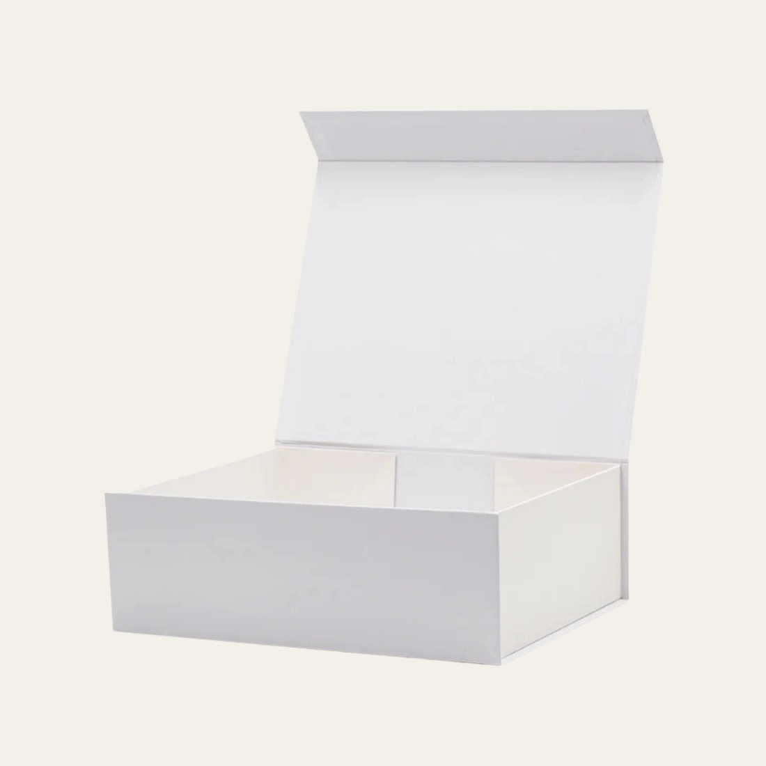 White Medium Rectangle Magnetic Boxes - Hot Custom Boxes