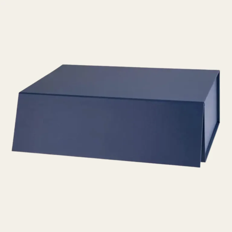 Navy Blue Medium Rectangle Magnetic Boxes - Hot Custom Boxes