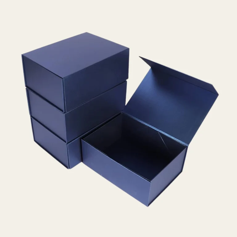 Navy Blue A5 Square Magnetic Boxes - Hot Custom Boxes