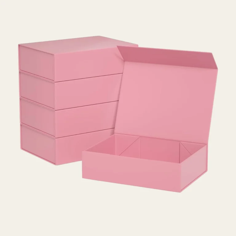 Powder Pink A5 Deep Magnetic Boxes - Hot Custom Boxes