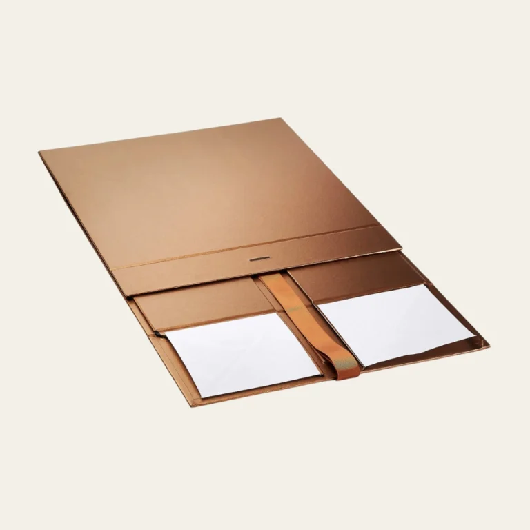 Copper A5 Deep Magnetic Boxes With Changeable Ribbon - Hot Custom Boxes
