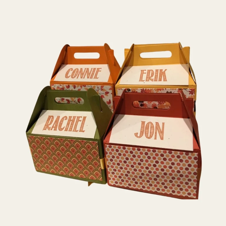 Thanksgiving Gable Boxes - Hot Custom Boxes
