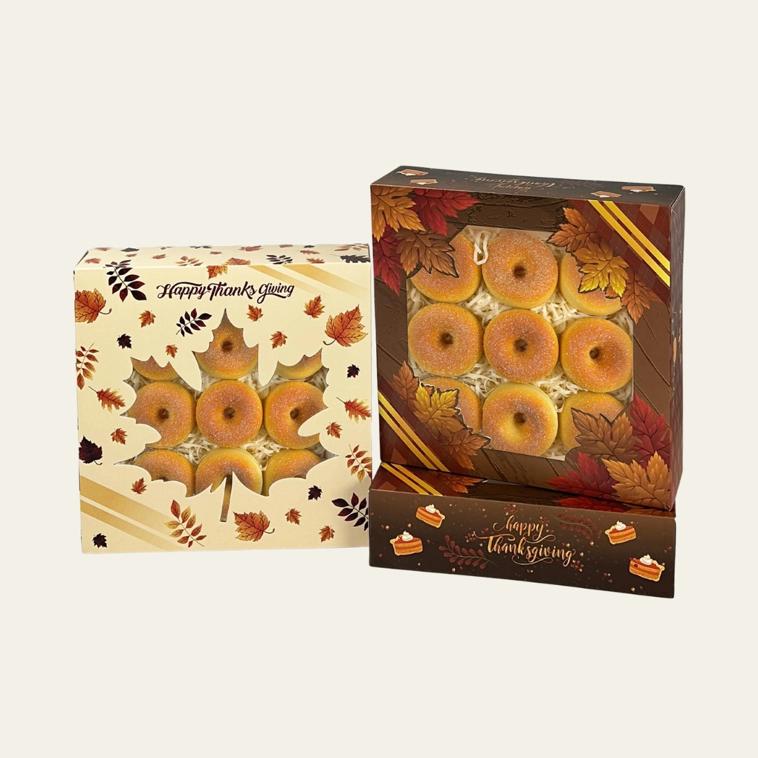 Thanksgiving Donut Boxes - Hot Custom Boxes