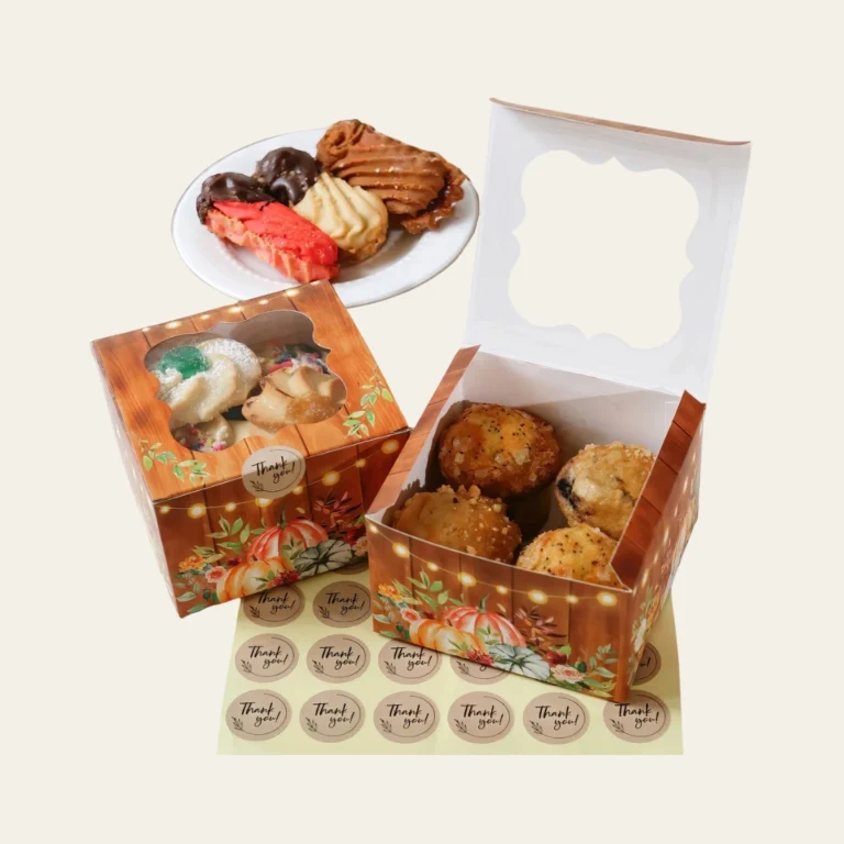 Thanksgiving Cookie Boxes with Window 1